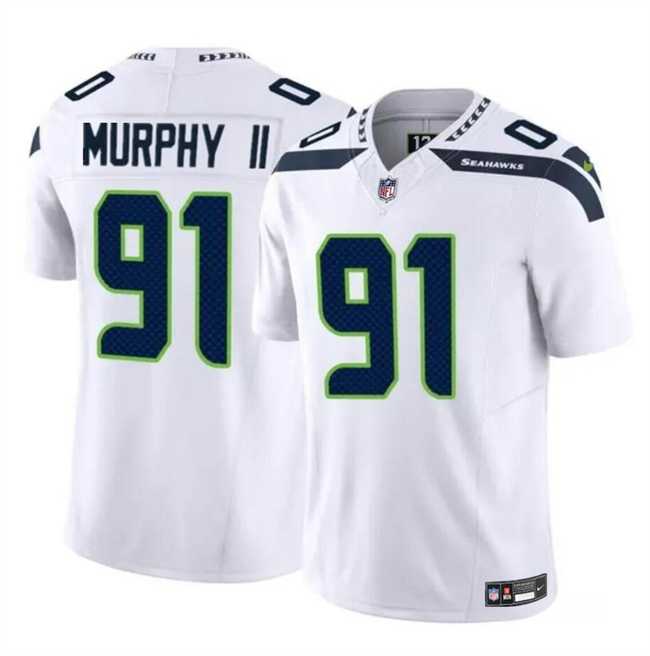 Men & Women & Youth Seattle Seahawks #91 Byron Murphy II White 2024 Draft F.U.S.E Vapor Limited Stitched Jersey,We sell and wholesale Men & Women & Youth Seattle Seahawks #91 Byron Murphy II White 2024 Draft F.U.S.E Vapor Limited Stitched Jersey on line form chian!